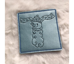 Stickdatei - Schneemann Alphabet Buchstabe U